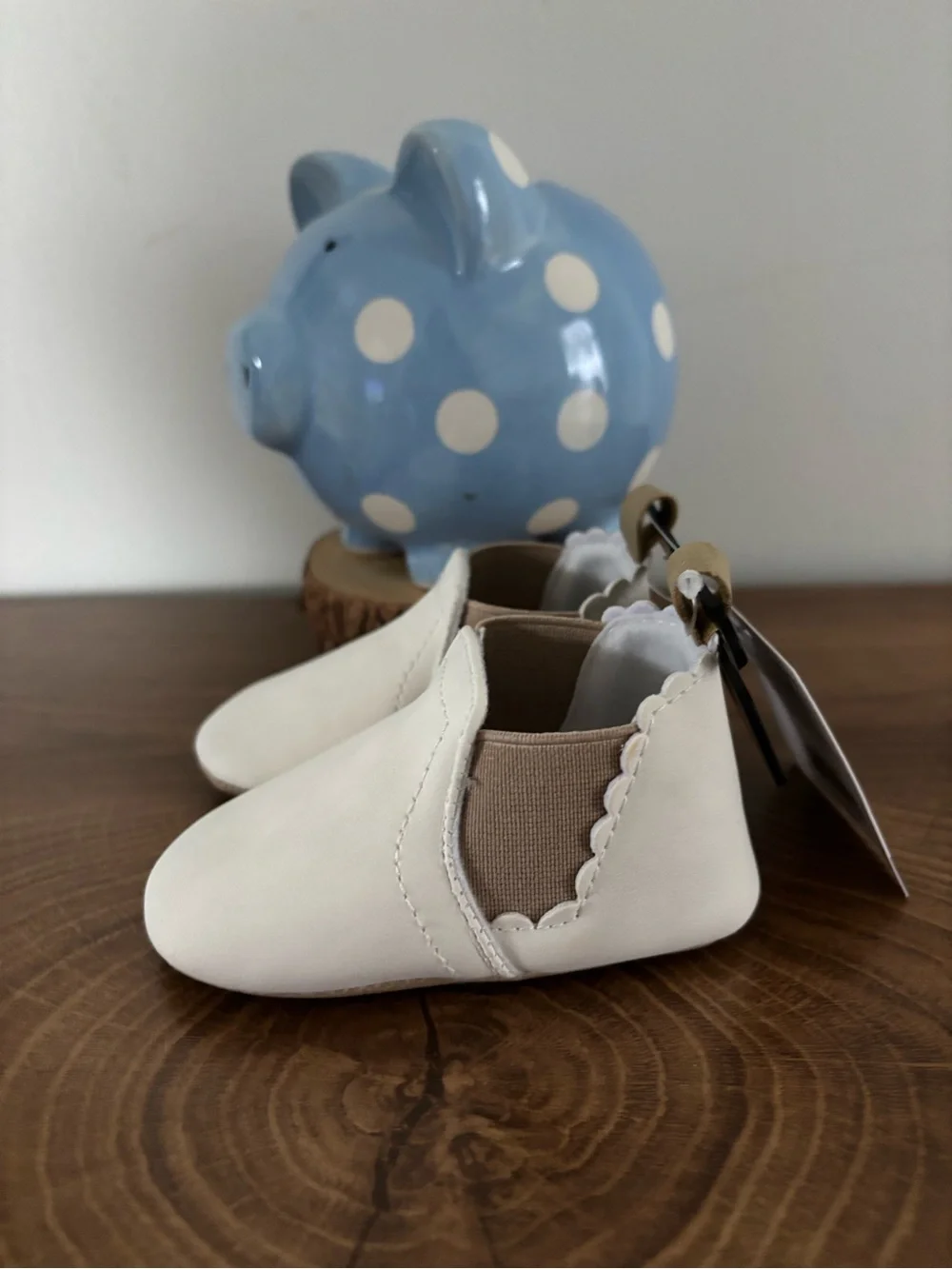 Carter's White Baby Soft Slip-On Shoes